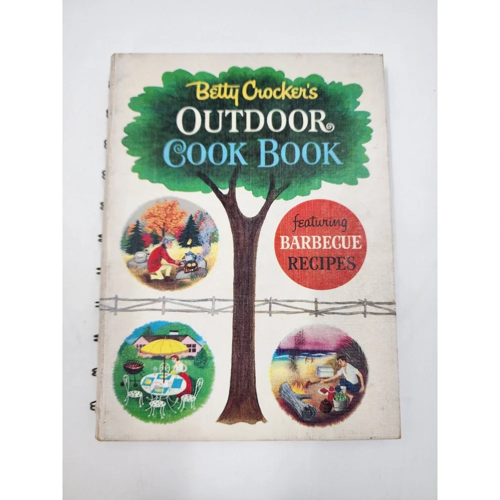 Vintage 1961 Betty Crocker Outdoor Cook Book First Edition Spiral Hardcover